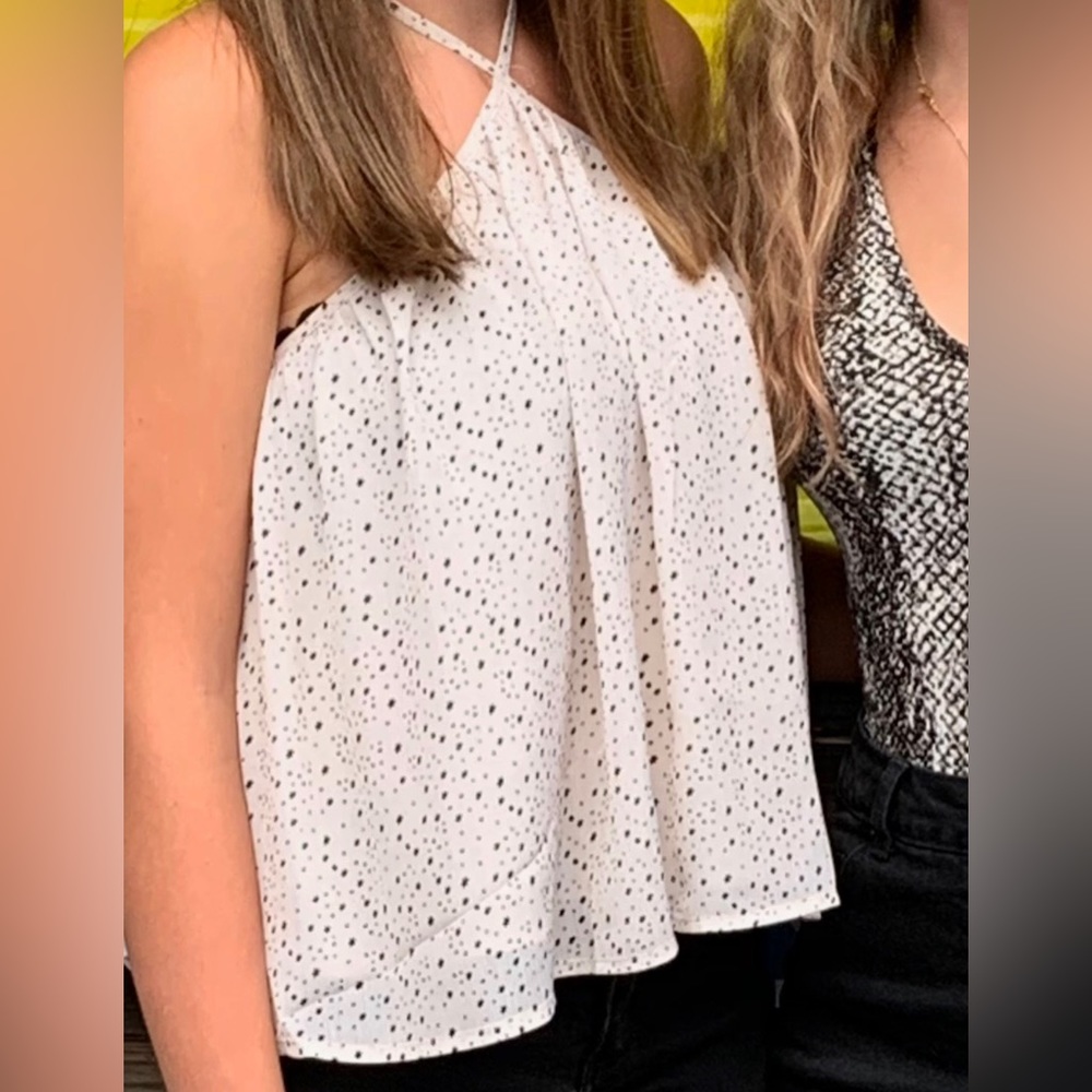 Lizard thicket Cream tank top
